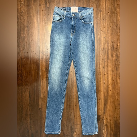 REVICE Star Burnout Jeans Size 26 Stars Flag High Rise Patriotic Stretch LA EUC - Picture 2 of 15